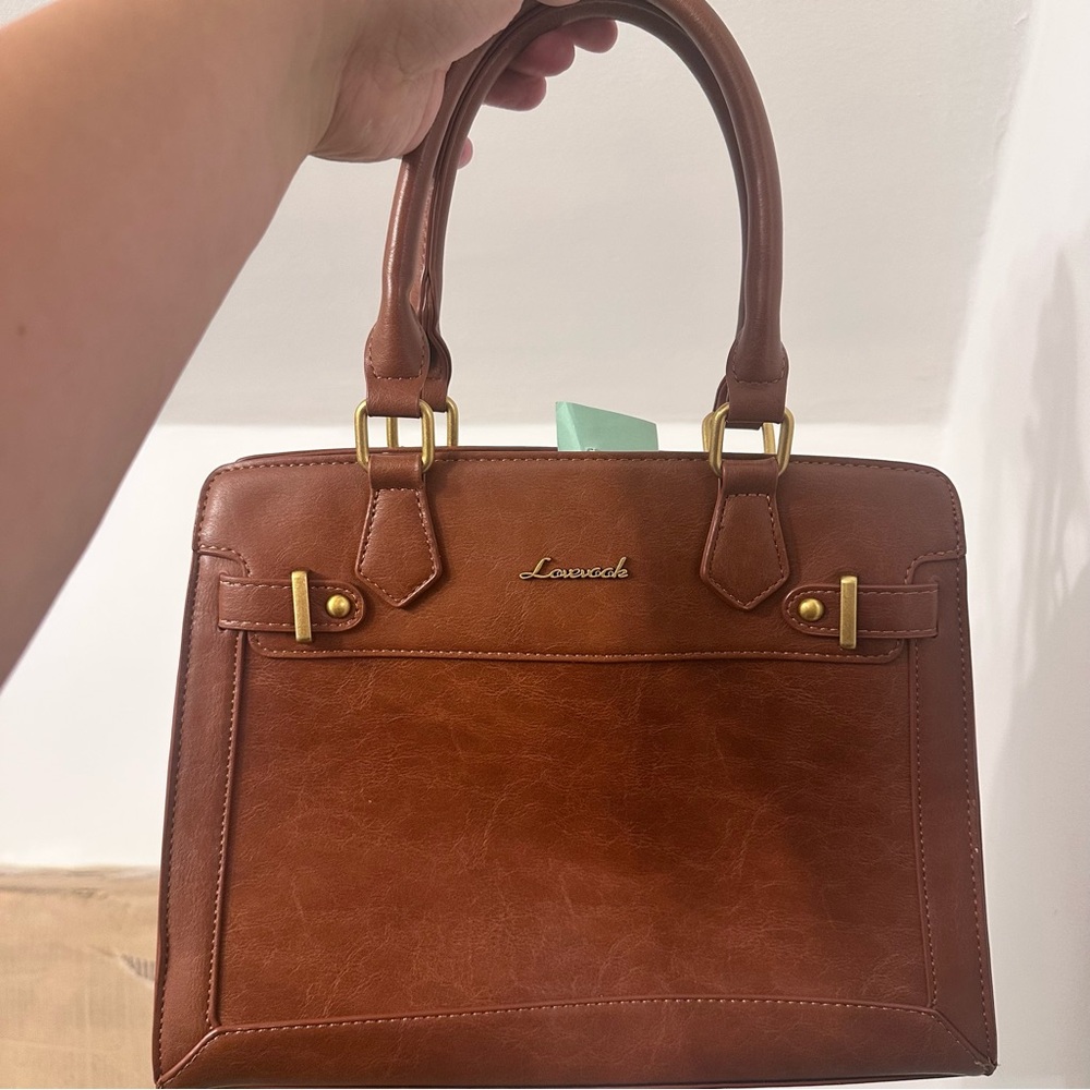 Brown Leather Handbag